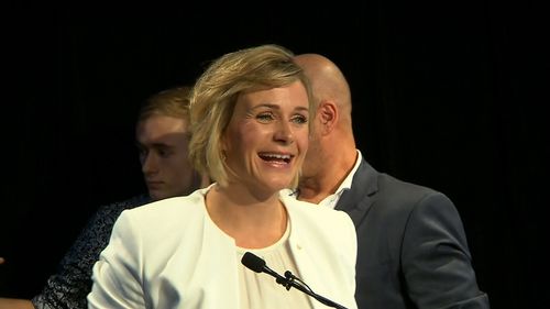 "This is a win for moderates with a heart": Zali Steggall.