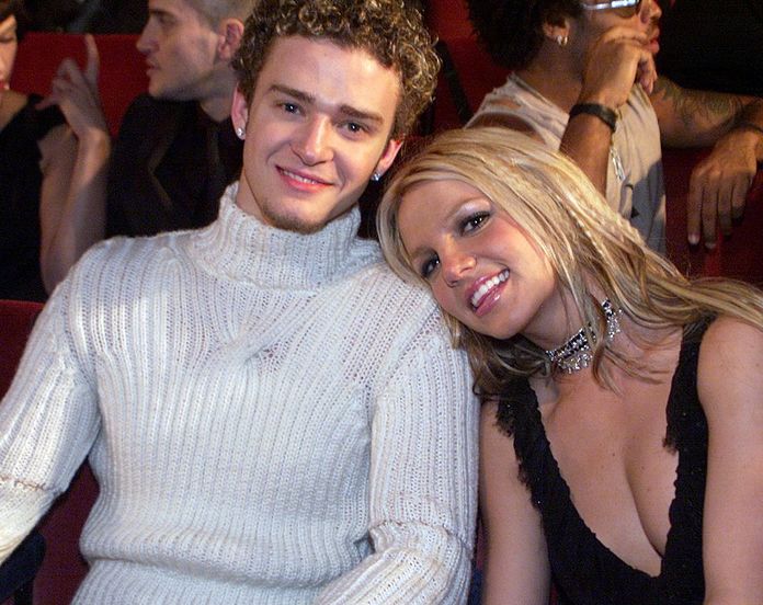 justin timberlake and christina aguilera and britney spears