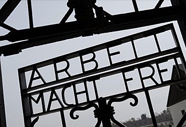 Where did the Nazis open their first concentration camp in 1933?