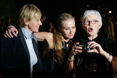 Ellen DeGeneres, Portia de Rossi and Betty DeGeneres