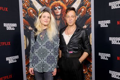 Alison Mosshart and bandmate Jamie Hince attend the Russian Doll LA Tastemaker Event on April 08, 2022 in Los Angeles, California.