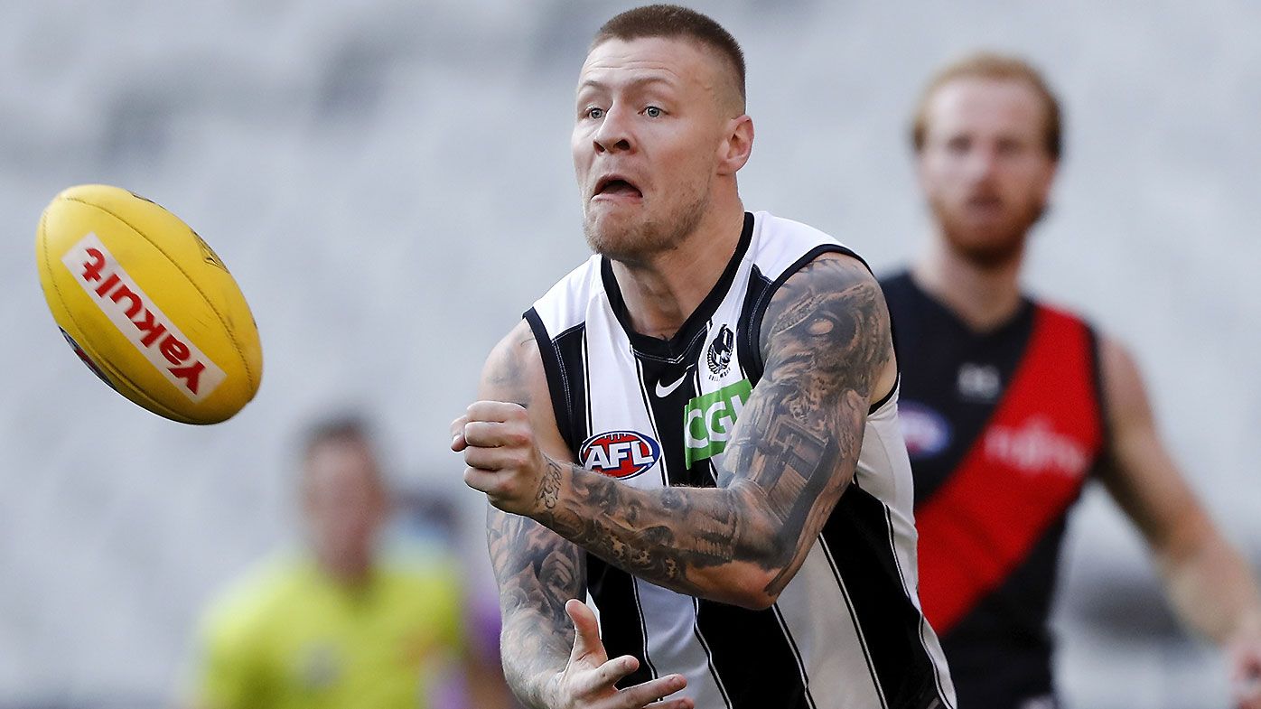 Brodie Grundy says Jordan De Goey's alleged behaviour something Magpies 'can't stand for'