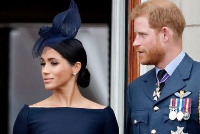 Duke and Duchess of Sussex with Queen Elizabeth at Buckingham Palace