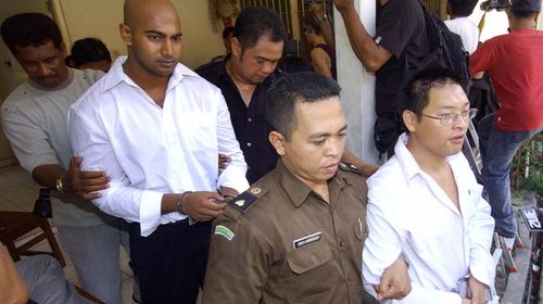 Myuran Sukumaran and Andrew Chan are awaiting transfer to Nusakambangan Island, dubbed 'Indonesia's Alcatraz', where they are expected to be executed by firing squad. (Getty)