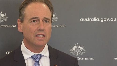 Health minister Greg Hunt