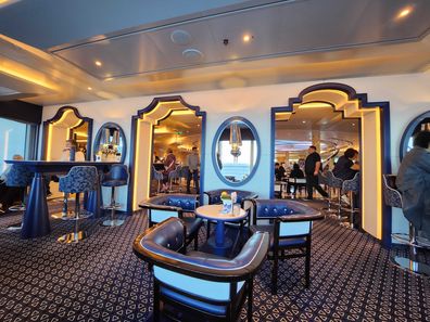 food and bar areas on holland america Line koningsdam cruise ship