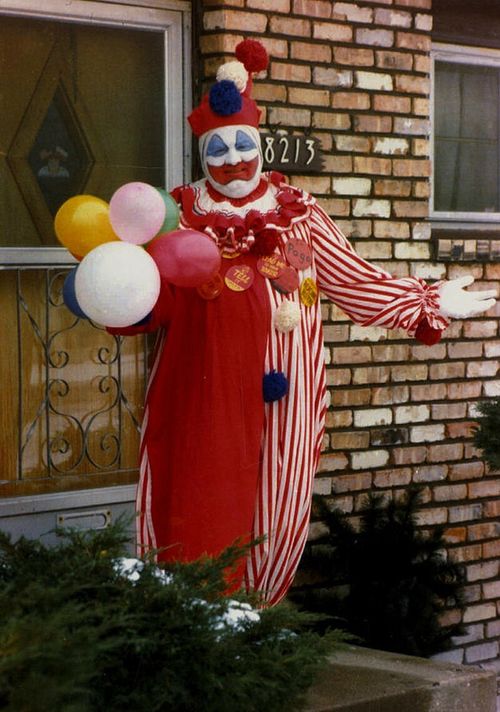John Wayne Gacy, pictured as Pogo the Clown, December 1976