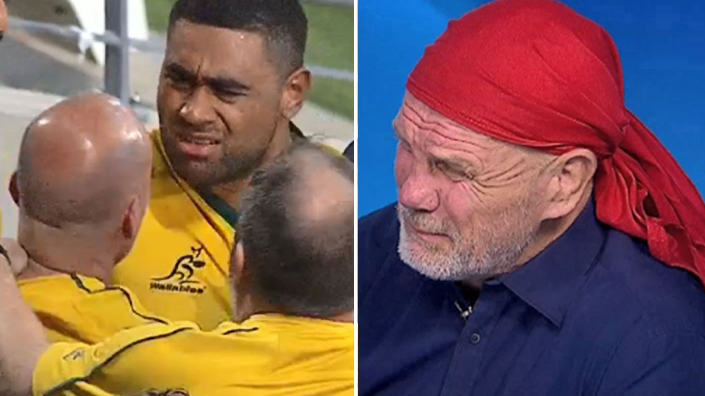 Peter FitzSimons calls life ban for unruly Wallabies fan involved in Lukhan Tui clash unrealistc