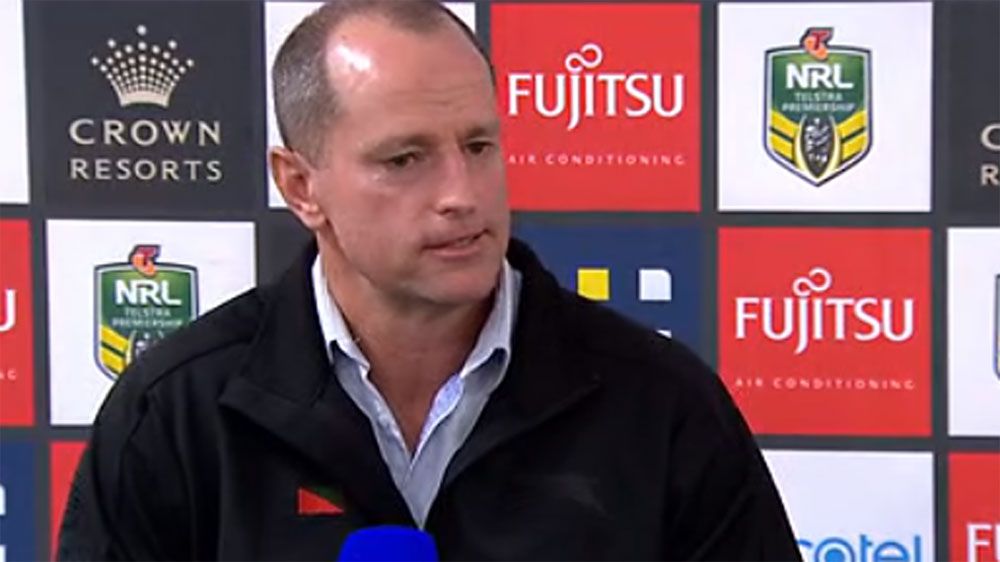 South Sydney coach Michael Maguire defends under-fire Burgess twins