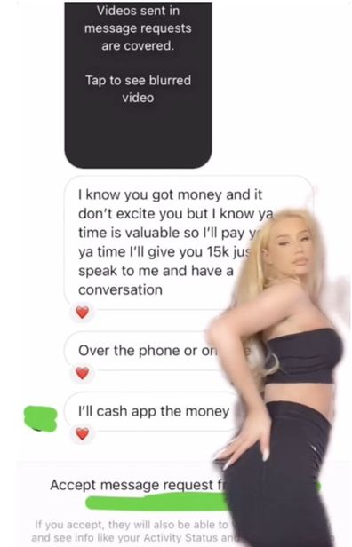 Iggy Azalea, private Instagram messages, DMs, TikTok,video