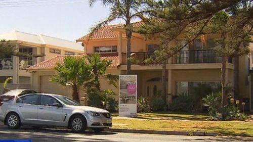 The Osborne home which was robbed earlier in the night. (9NEWS)