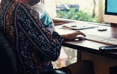 work from home setback for women