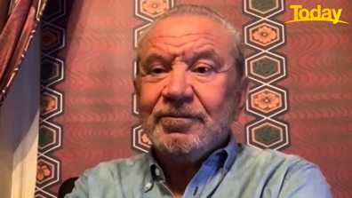 Lord Alan Sugar insisted he's 'a peach' on Today this morning.