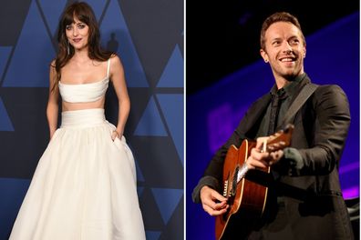 Dakota Johnson and Chris Martin