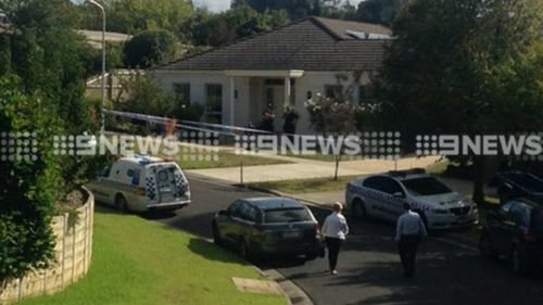 Police at the Highton home. (9NEWS)