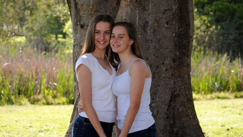 Chloe (left) helped her twin sister Jorja meet Taylor Swift because she wanted her dream to come true. (Facebook)