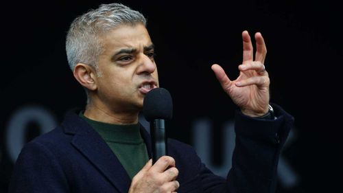 London Mayor Sadiq Khan.