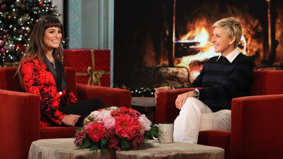 Michele appeared on The Ellen Show not long after the death of castmate and fiance, Cory Monteith.
