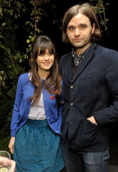 Zooey Deschanel and Ben Gibbard on December 12, 2009 in Los Angeles, California.