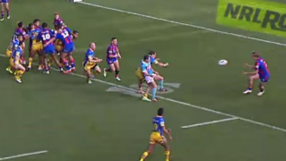 Eels fume over ref collision try