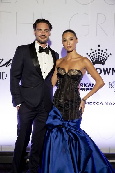 Rupert McLean and Hannah Dal Sasso attends 2025 Glamour On The Grid to celebrate the launch of the Formula 1 Australian Grand Prix at Albert Park on March 12, 2025 in Melbourne, Australia. 