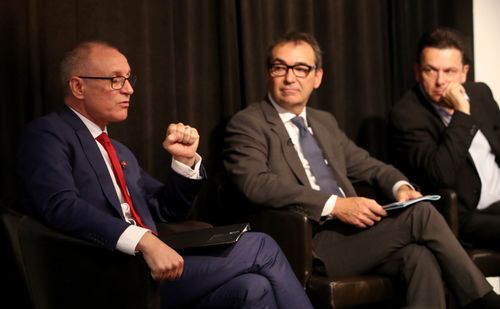 The report is expected to impact the upcoming South Australia election. Pictures are Premier Jay Weatherill (left), opposition leader Steven Marshall and independent Nick Xenophon. (AAP)