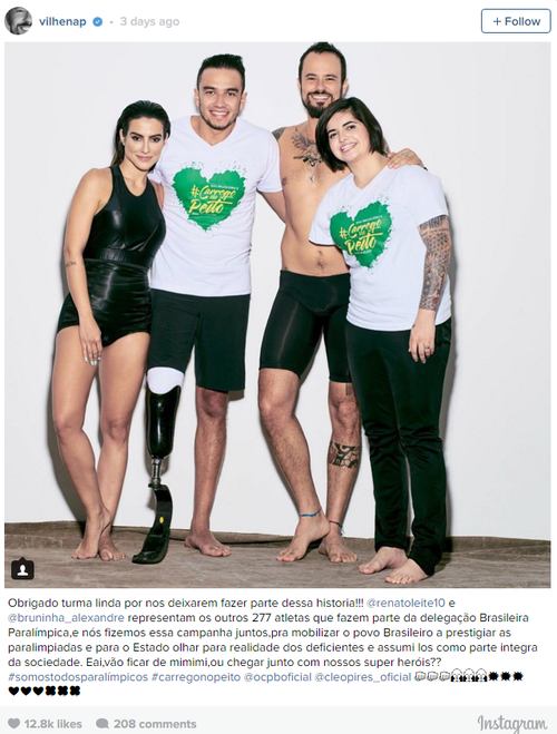 Cleo Pires and Paulo Vilhena are popular Brazilian actors. (Instagram)
