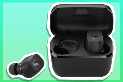 9PR: Sennheiser CX True Wireless Headphones, Black