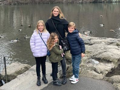 Princess Madeleine of Sweden, Princess Leonore, Prince Nicolas, and Princess Adrienne