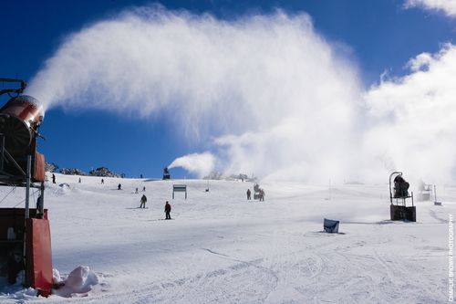 Falls Creek snow fields in Victoria. (AAP)