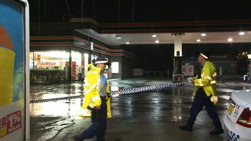 A shot was fired during an armed robbery in Bankstown. (9NEWS)
