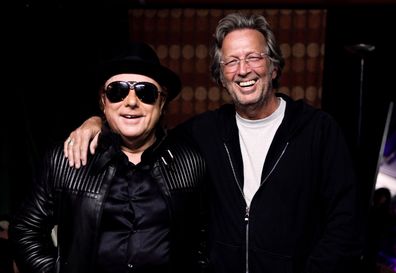 Van Morrison and Eric Clapton