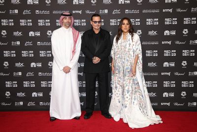 Mohammed Al Turki, Johnny Depp and Jomana Alrashid