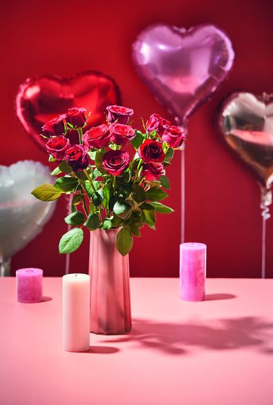 Lovers can cop a dozen roses and a bottle of rose this Sunday.