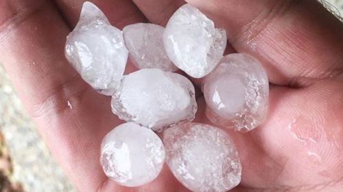 Hail hits south-east Queensland