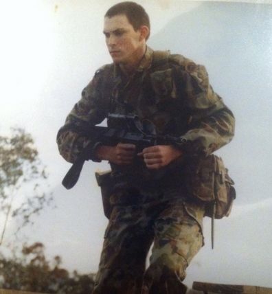 Cath Rushbrooke still has photos of husband Paul during his army days around the house.