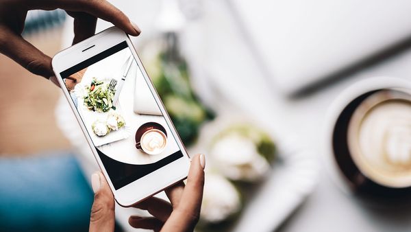 Photographing food for Instagram