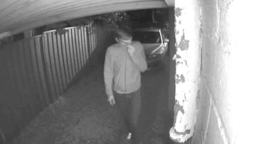 CCTV captures man lurking around Randwick home.
