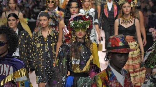 Dolce &amp; Gabbana's Spring/Summer 2019 as seen during Milan Fashion Week.
