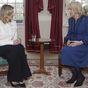 Queen Camilla meets with Ukraine's first lady