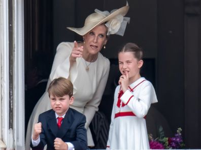 Trooping the Colour 2023 Princess Charlotte and Sophie, the Duchess of Edinburgh