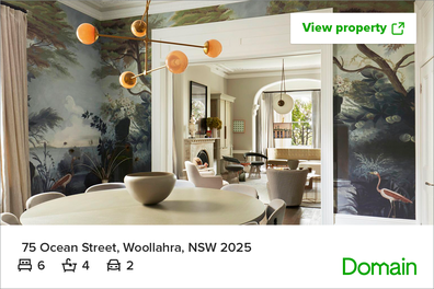 Luxury designer Italianate mansion Sydney Domain listing style