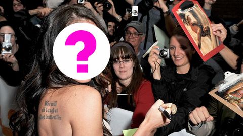 Guess the celebrity tattoo