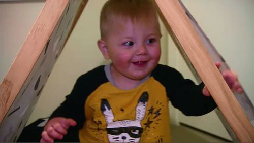 Declan made a full recovery and an internal investigation is now underway to make sure the error doesn't happen again at Nepean Hospital. Picture: 9NEWS.
