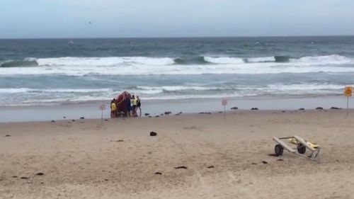 The boy went missing while swimming with friends at a Port Macquarie beach. (9NEWS)