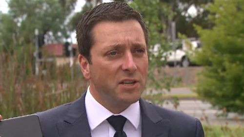 Opposition Leader Matthew Guy accused the premier of "bullying the state". (9NEWS)