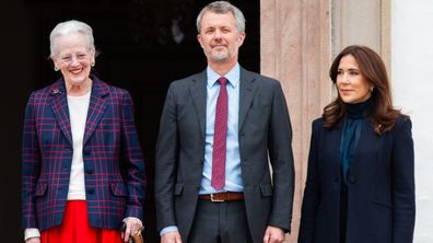 (L-R) Queen Anne-Marie of Greece, Queen Margrethe of Denmark, King Frederick 