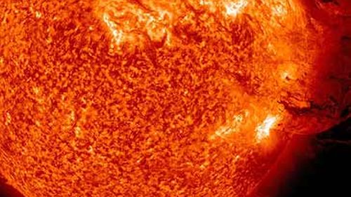 Solar flare on the Sun (Getty)