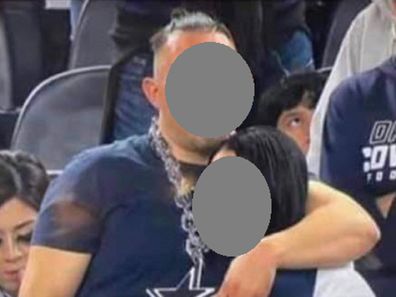 Man cheating NFL Dallas Cowboys game 