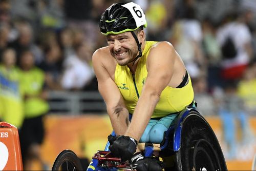 Fearnley took the silver medal in his last track race. (AAP)